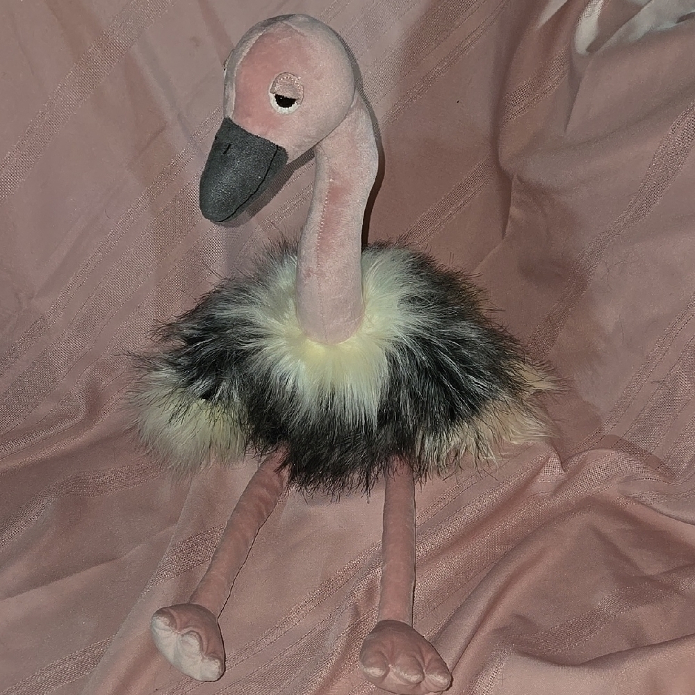 RETIRED!! Jellycat Ramondo Ostrich W/ Blue Dust Bag